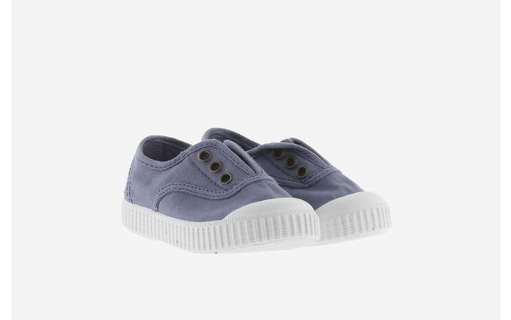 Actual product image Victoria girl's trainers 1915 anglaise toile lavée (25)