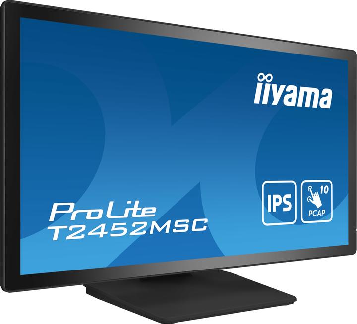 Produktbild iiyama TFT T2452MSC 60.5cm IPS TOUCH 24"/1920x1080/HDMI/DP/2xUSB (1920 x 1080 Pixel, 23.80")