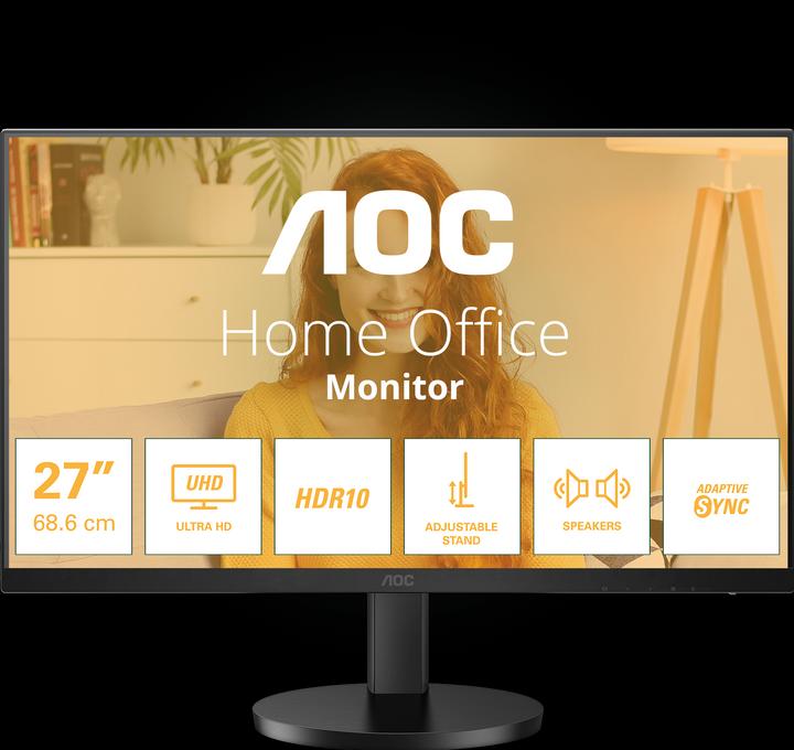 Actual product image AOC Monitor U27B3AF (3840 x 2160 Pixels, 27")