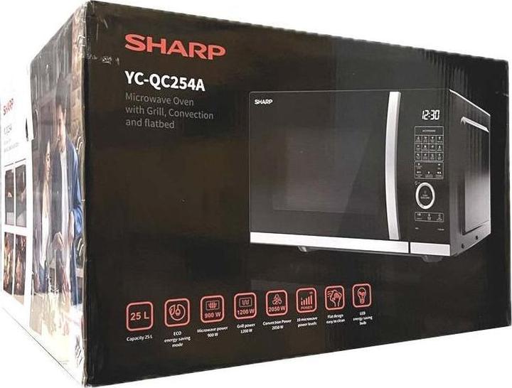 Produktbild Sharp Mikrowelle Heissluft QC254A (CH-Stecker, 25 l)