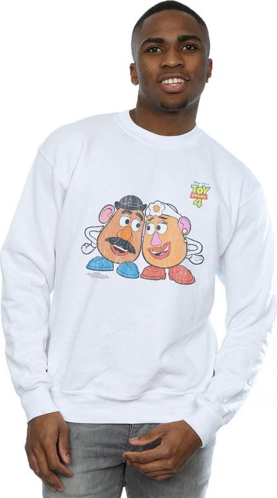 Actual product image Disney Mens Toy Story 4 Mr And Mrs Potato Head Sweatshirt (XXL)