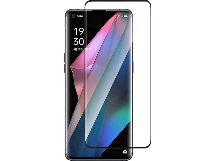 Produktbild Screenguard Oppo Find X3 Pro Full Screen Panzerglas Schutzfolie 2.5D 9H (1 Stück, Oppo Find X3 Pro)