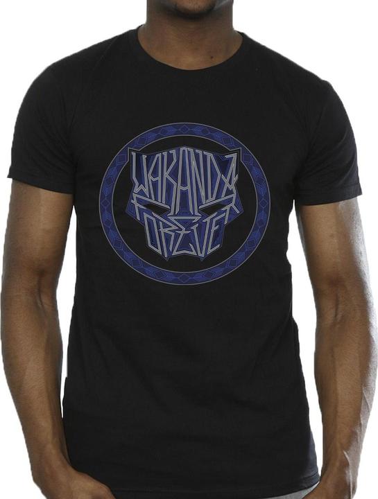 Actual product image Mens Wakanda Forever Tribal Icon T-Shirt (XL)