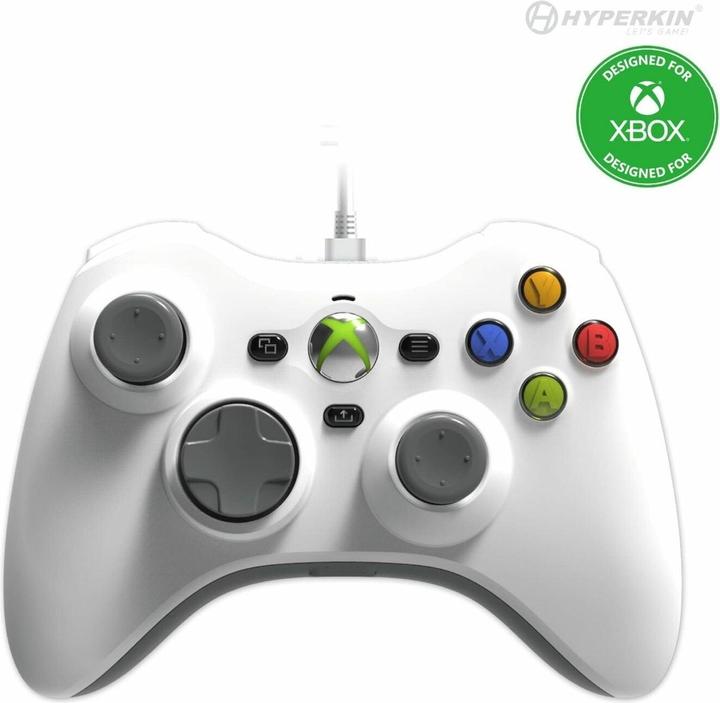 Produktbild Hyperkin XB Controller Xenon Wired white (Xbox Series S, Xbox One S, PC, Xbox One X, Xbox Series X)