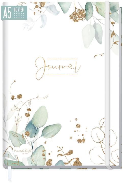 Image du produit Trendstuff Journal Classic dotted A5 (feuille d'or) EM (A5, Couverture rigide)