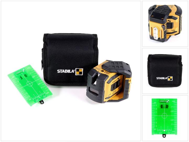 Actual product image Stabila Cross line plumb laser LAX 300 G
