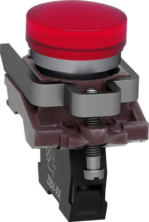 Image du produit Schneider Electric Voyant lumineux LED 48-120VAC rouge XB4BVG4