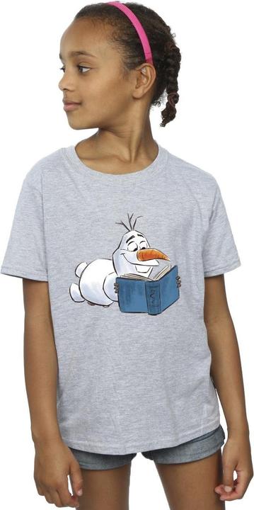 Immagine prodotto Disney Frozen Olaf Reading Maglietta Ragazze (140, 146)
