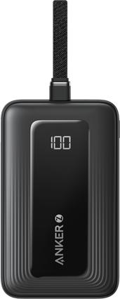 Produktbild Anker - Power Bank (10K, 30W, Built-In USB-C Lightning Cable) B2C - UN Black (10000 mAh, 30 W)