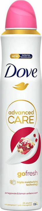 Immagine prodotto Dove Deodorante Advanced Care Melograno e Limone Protezione 72 Ore Spray 200ml (Getto vaporizzato, 200 ml)