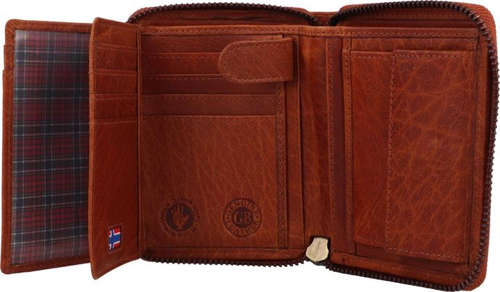 Actual product image Greenburry House of Norway Geldbörse RFID Schutz Leder 10.5 cm