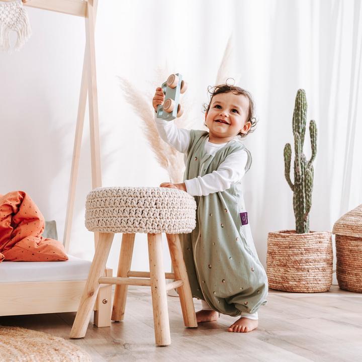 Immagine prodotto Träumeland Sacco a pelo per tutto l'anno per neonati Jumper Little Farm verde taglia 74 (74 cm)