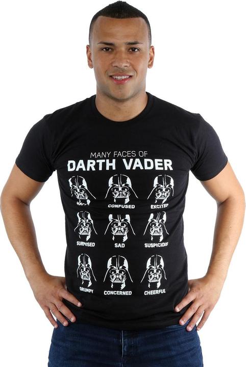 Image du produit Star Wars Mens Many Faces Of Darth Vader Cotton T-shirt (XXL)