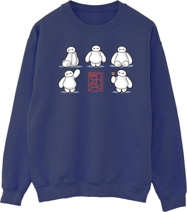 Disney Big Hero 6 Baymax Many Poses Sweatshirt (XXL)