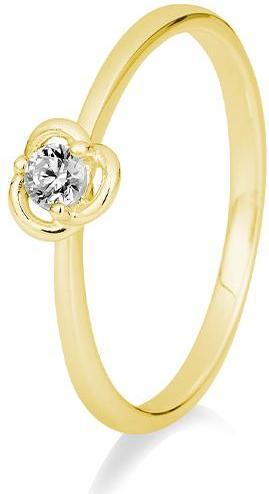 Actual product image Breuning RING - Rose setting with diamond (56, 750/18 K Gold)