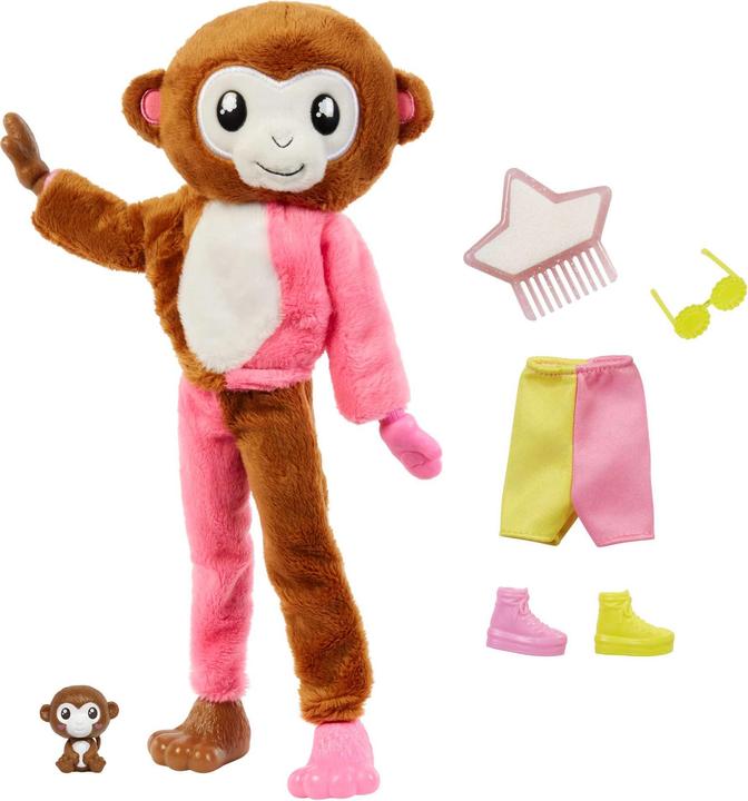 Productafbeelding Barbie Cutie Onthulling Jungle Serie - Aap