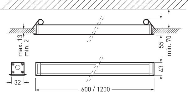 Actual product image Trilux TRIL LED recessed luminaire (1650 lm)