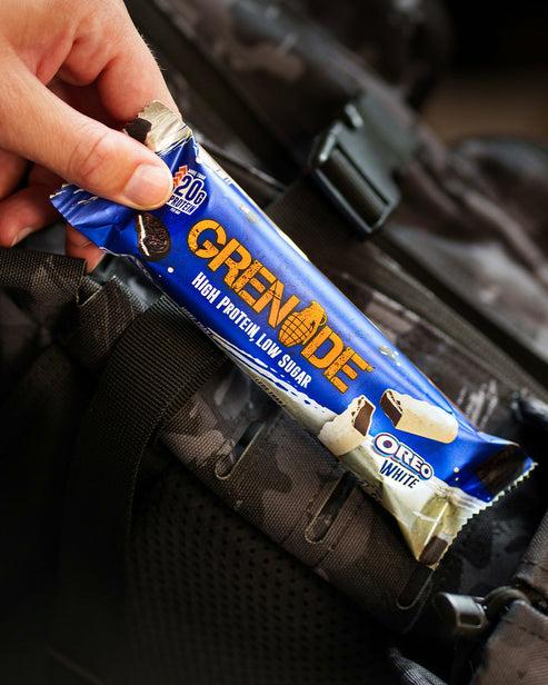 Actual product image Grenade Oreo White Protein Bar (White chocolate, Oreo, 12 pcs., 720 g)