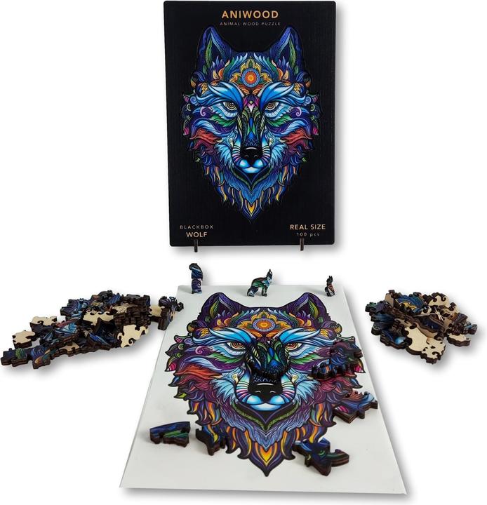 Immagine prodotto Aniwood Motivo Puzzle Lupo (S) (100 pezzi)
