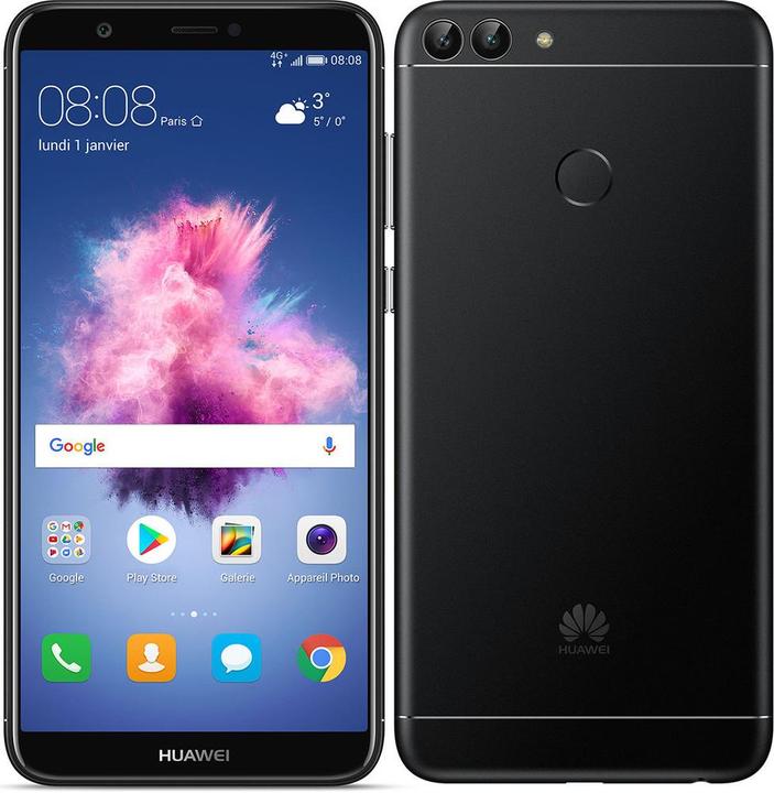 Huawei P Smart (32 GB, Black, 5.65", Hybrid Dual SIM, 13 Mpx, 4G)