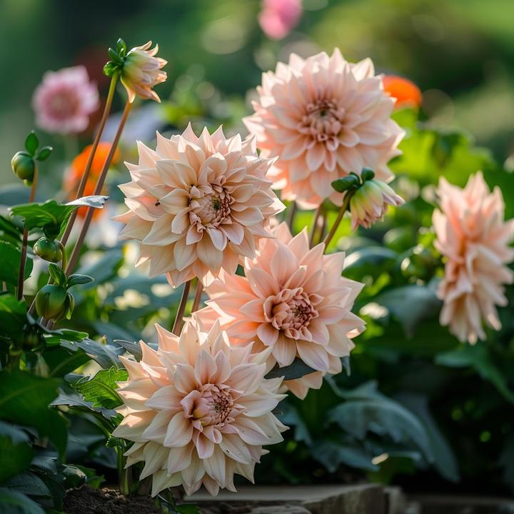 Produktbild Plant in a Box Dahlia Café au Lait - Dahlien (10 cm)