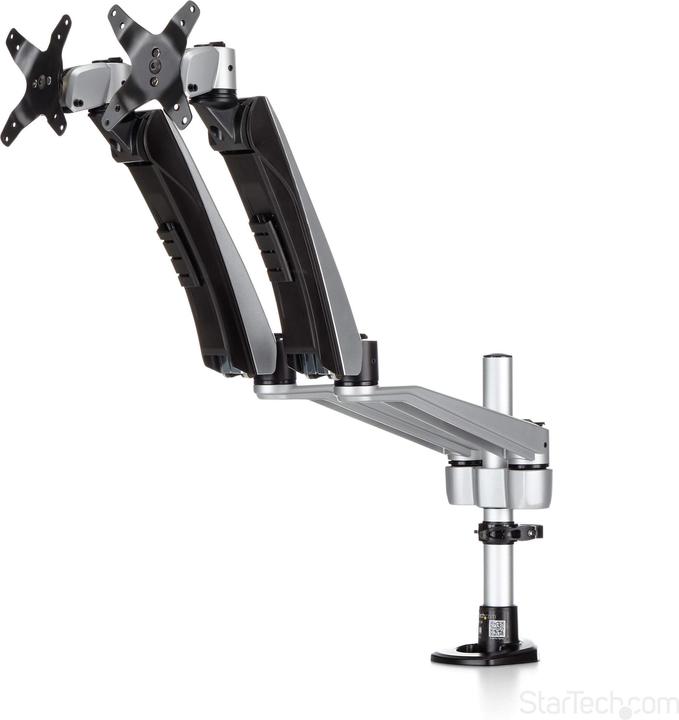 Immagine prodotto StarTech Supporto Per Doppio Monitor - Impilabile (Tavolo, 30")