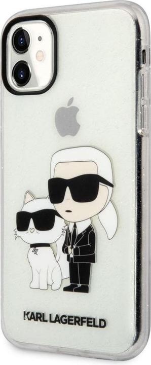Image du produit Karl Lagerfeld IML Glitter NFT Karl & Choupette - étui pour iPhone 11 (przezroczysty) (Apple iPhone 11)