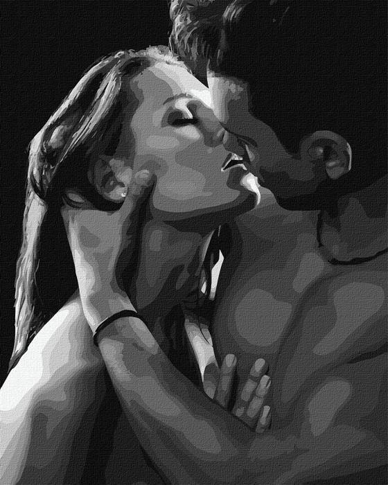 Immagine prodotto Ideyka Pittura con i numeri - Un bacio appassionato 40 x 50 cm