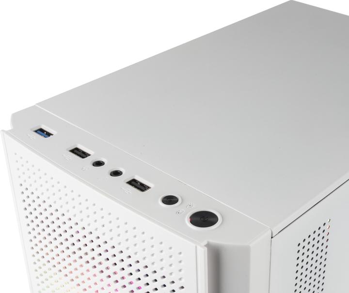 Produktbild Mars Gaming Boitier Mini Tour Micro Atx Mc300 RGB Avec Panneau Vitré (Blanc) (mATX, Mini-ITX)