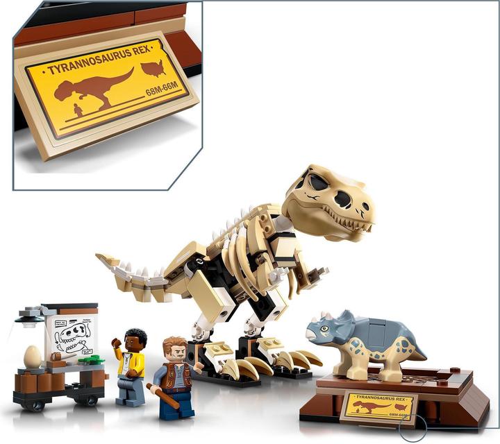 Produktbild LEGO T. Rex-Skelett in der Fossilienausstellung (76940, LEGO Jurassic World)