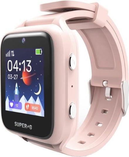Actual product image Gudrutis Išmanusis laikrodis Super-G Active Pro, Rožinis (45 mm)