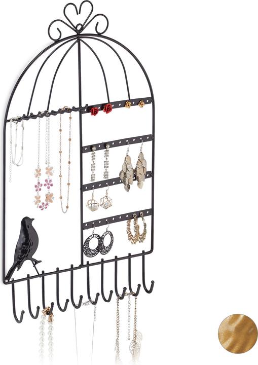 Actual product image Relaxdays Jewellery holder wall