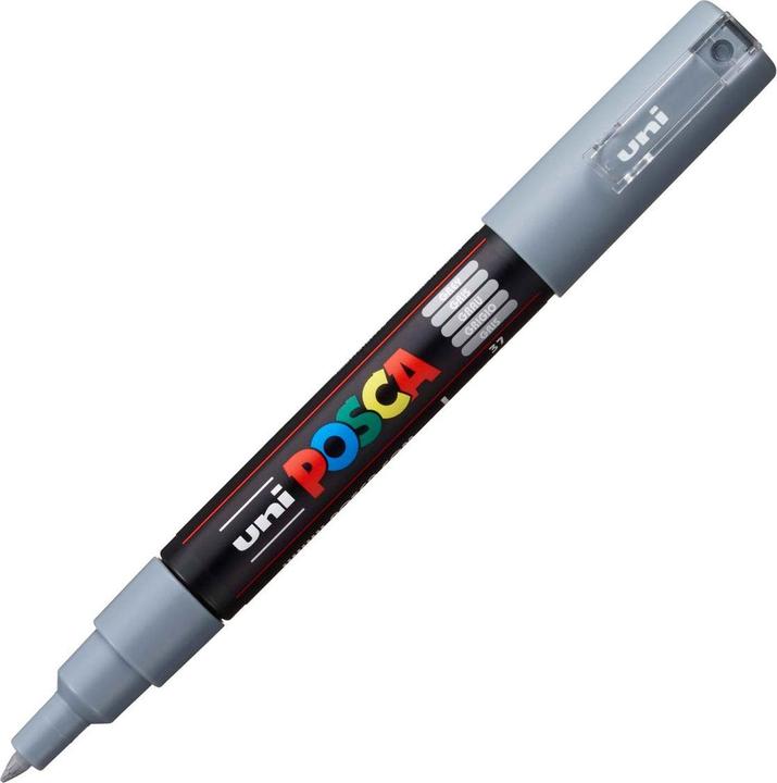 Immagine prodotto Posca Marchio PC-1M a punta tonda (Grigio, 0.70 mm, 1 x)