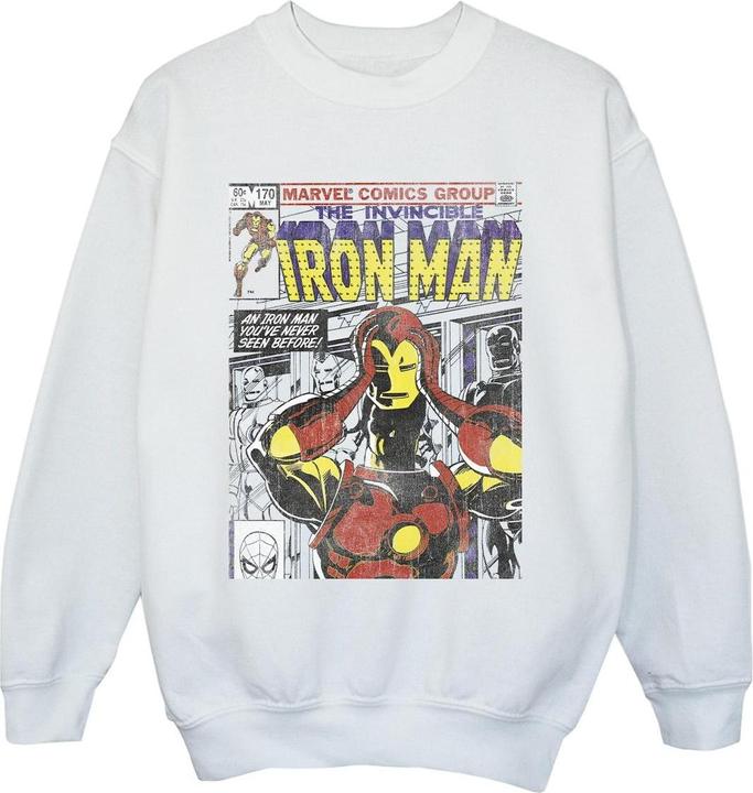 Iron Man Head Gear Off Sweatshirt Jungen