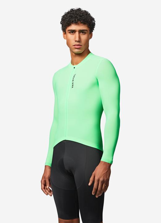 Actual product image Van rysel Radtrikot Rennrad langarm Sommer RCR 2 Unisex Grün (XL)