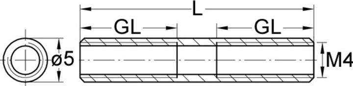 Image du produit Werkstarck Douilles filetées M 4 (1 Vis par pièce)