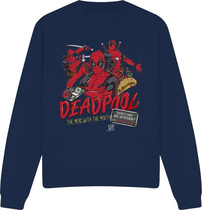 Immagine prodotto Deadpool Attitude Felpa Adulto Unisex (M)
