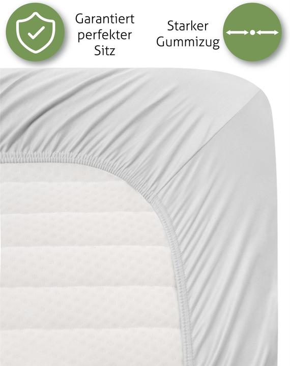 Actual product image Aspero Bamboo fitted sheet Macau (180 x 200 x 30 cm)