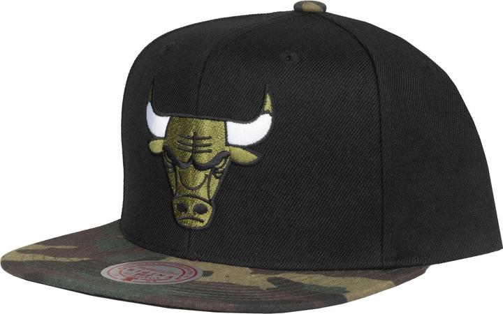 Mitchell & Ness Snapback Cap - CAMO Chicago Bulls schwarz