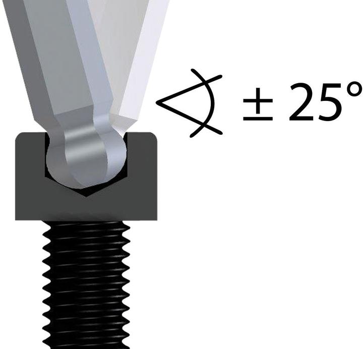 Actual product image Gedore 42 KEL 1.5 Hex key L-wrenches XL Ballpoint hexagon socket 1.5 mm