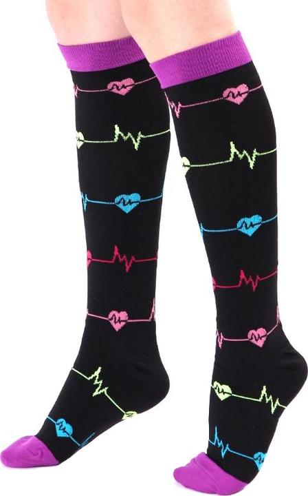 Image du produit JTI Chaussettes de soutien unisexes à hauteur du genou - Pulse (Une unité par pack, S, 34 - 40, 41 - 46)