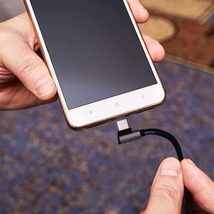 Actual product image V-TAC VT5362 1m Type C USB Cable Black Diamond Series (1 m, USB 2.0)