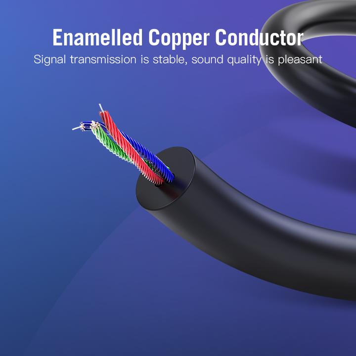 Productafbeelding Vention 3,5 mm stekker - 2,5 mm stekker (1.50 m, 2,5 mm, 3,5 mm aansluiting (AUX))
