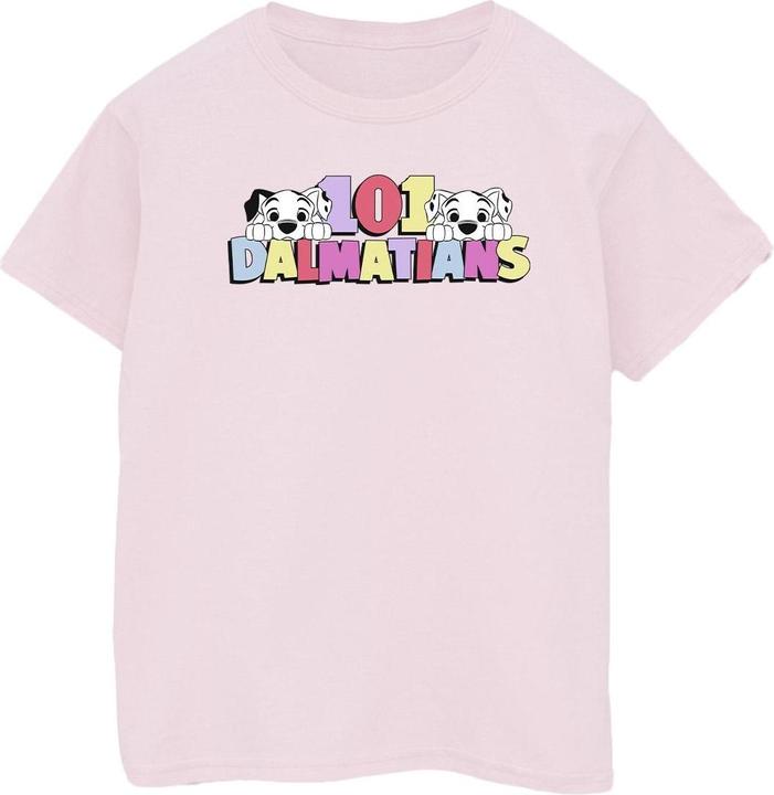 Actual product image Disney Womens/Ladies 101 Dalmatians Multi Colour Cotton Boyfriend T-Shirt (S)