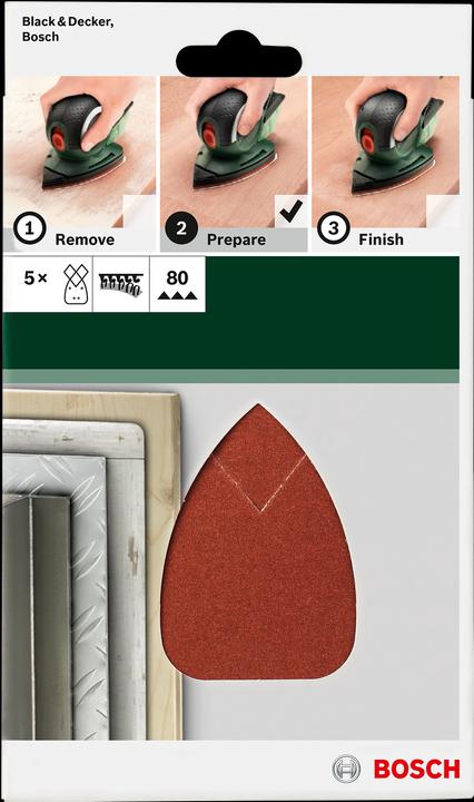 Actual product image Bosch Zubehör Sanding sheet set (40)