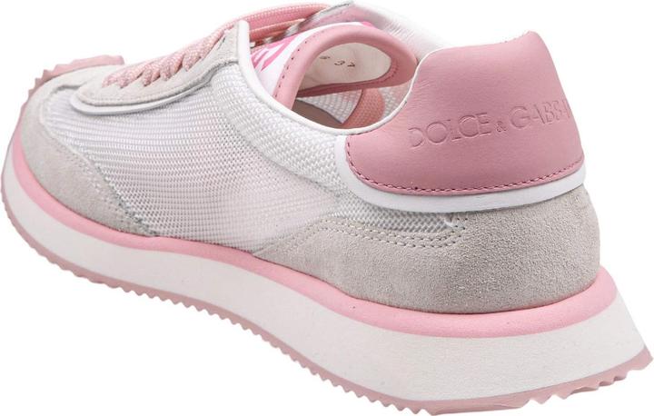 Produktbild Dolce & Gabbana dragon sneakers in mixed materials white and pink color (42)