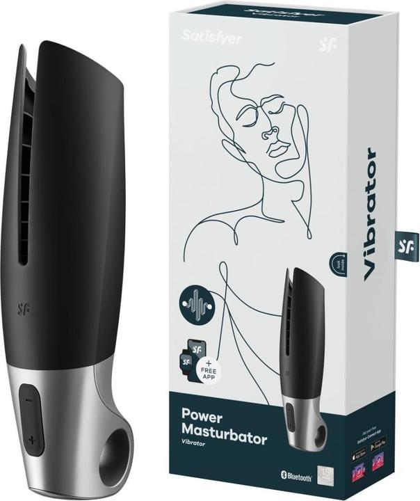 Produktbild Satisfyer Power Masturbator - Black / Silver