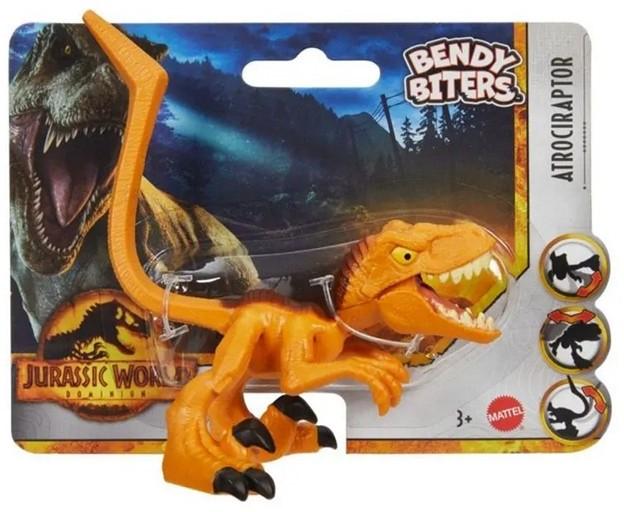 Actual product image Mattel Jurassic World - Bendy Biters - Atrociraptor