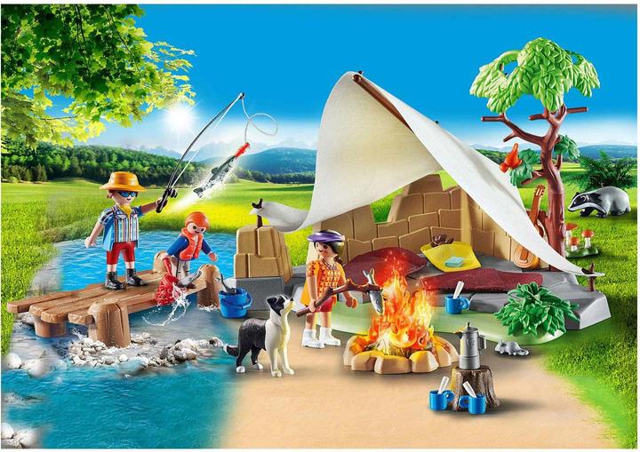 Actual product image Playmobil Family on camping trip (70743, Playmobil Family Fun)