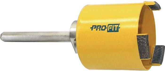Immagine prodotto Pro-Fit Sega a tazza per calcestruzzo Light Dry Saw-Ø 92 mm Profondità di taglio 65 mm HSS Design del gambo (9,2 centimetri)